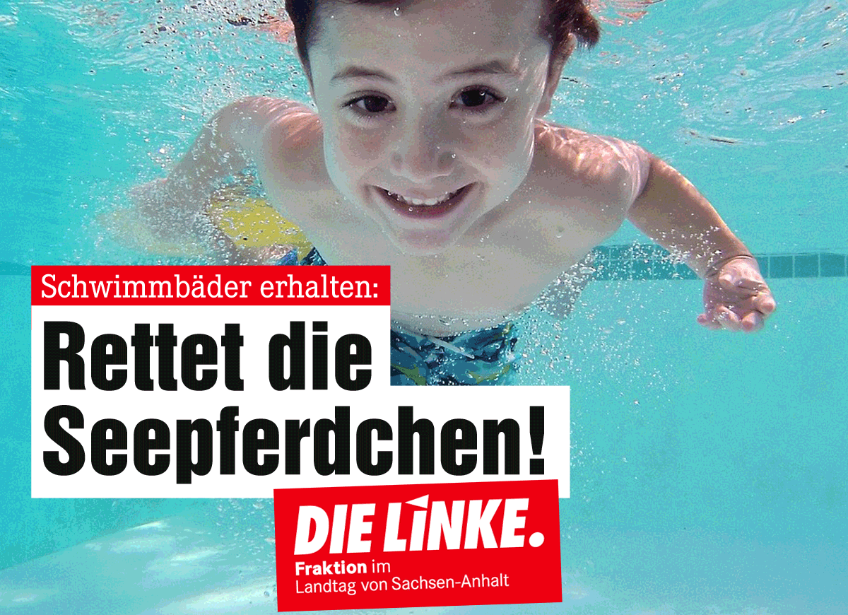 Rettet die Schwimmbäder – Kleine Anfrage: Schwimmbäder und Schwimmunterricht in Sachsen-Anhalt