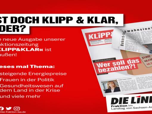 Fraktionszeitung „Klipp&Klar“ Frühjahr 2022