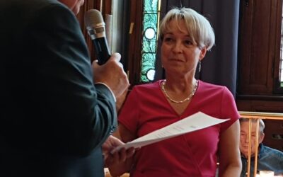 Christina Buchheim als Bürgermeisterin der Stadt Köthen (Anhalt) vereidigt